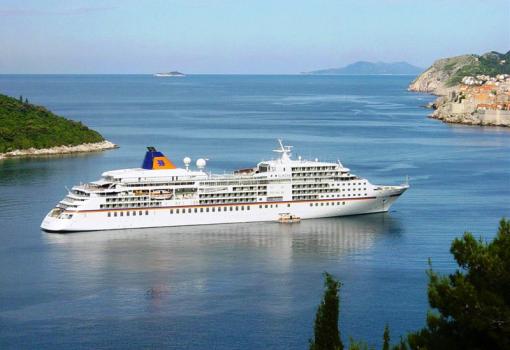 El MS Europa en la bella ciudad de Dubrovnik